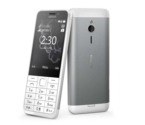 NOKIA 230 Silver Dual Sim - 277450 - zdjęcie 2